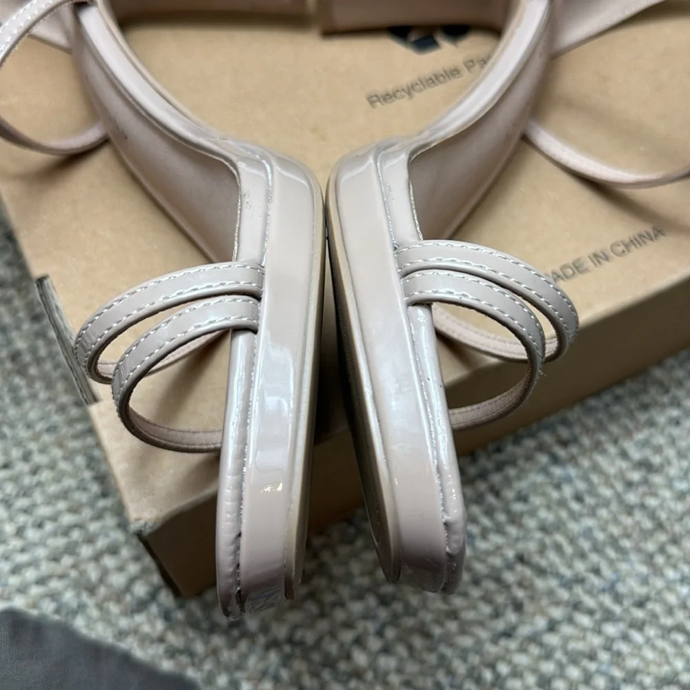 NWOT - Chinese Laundry Women's Heeled Sandal, Beige, Size 9 - Picture 5 of 14